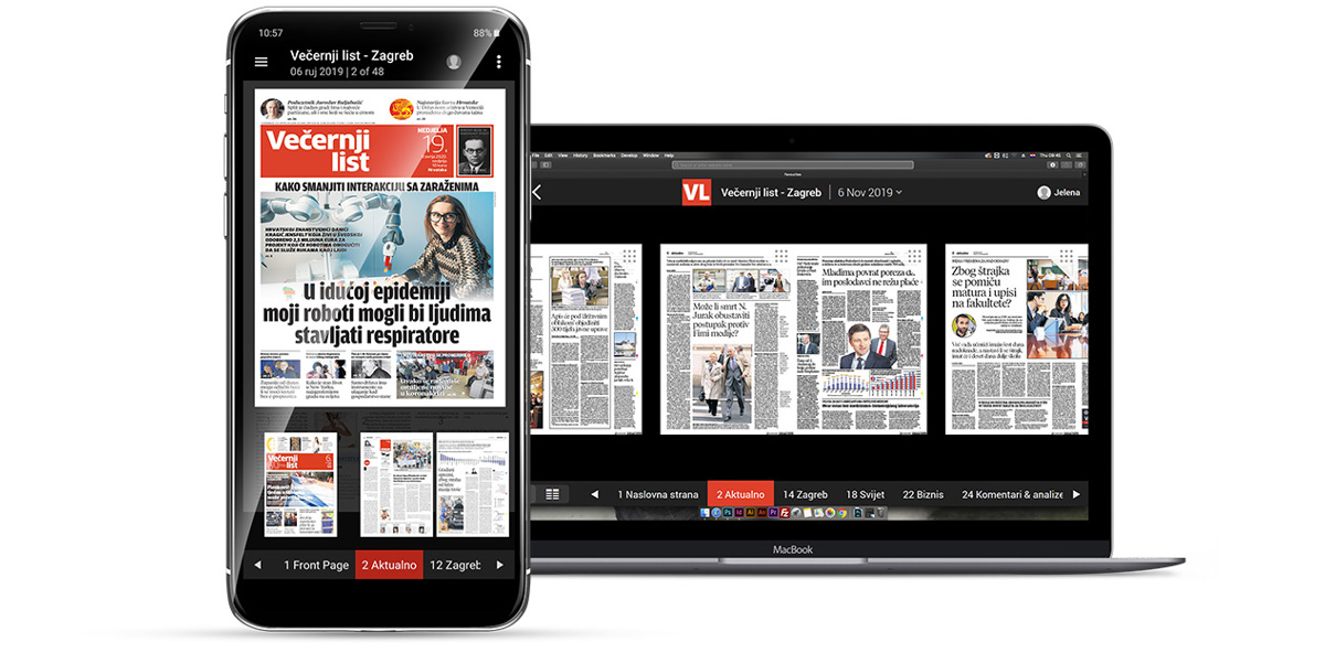 Pretplata na Večernji list - digitalno izdanje - 3 mjeseca (7 dana)